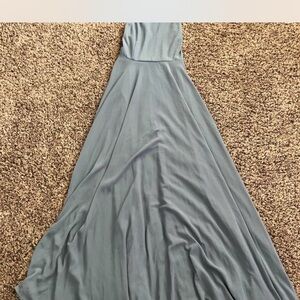 Elegant Blue Maxi Dress